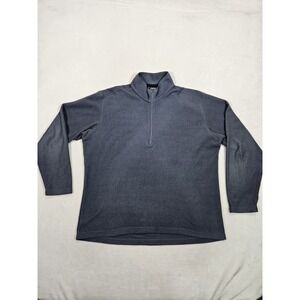 Patagonia Shirt Mens XL Blue Capilene Midweight 1/4 Zip Neck Base Layer Hiking